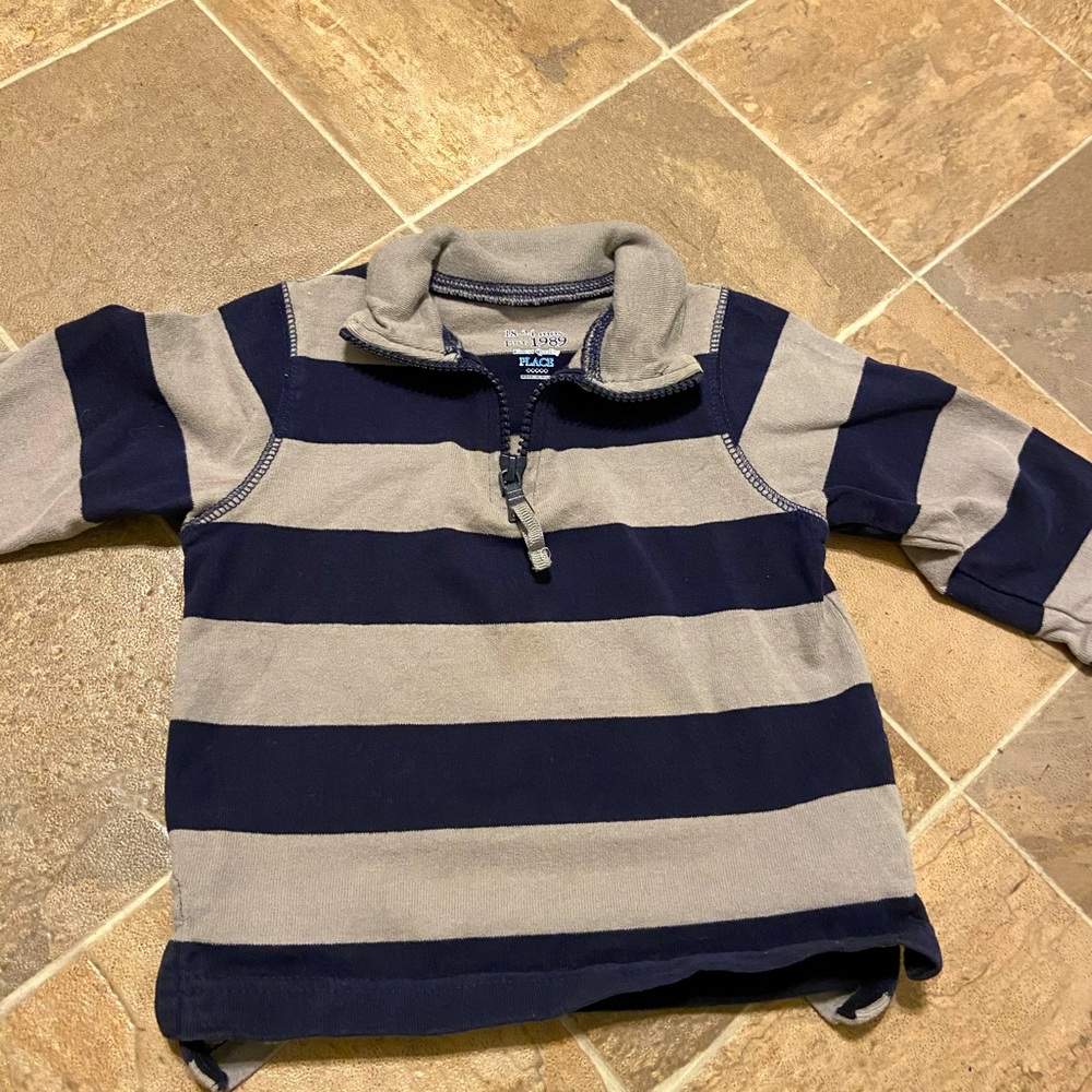 Boys 1/4 Zip Collared Shirt (18-24m)